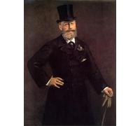 XcBAIHOUD Dipinti Famosi Pittura Quadri Stampe Da Parete Retrato de Antonin Proust por Edouard Manet per L'arredamento del Soggiorno 60x90cm