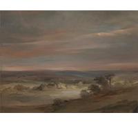 XcBAIHOUD Dipinti Famosi Pittura Quadri Stampe Da Parete una vista de Hampstead Heath temprano en la mañana por John Constable per L'arredamento del Soggiorno 60x90cm