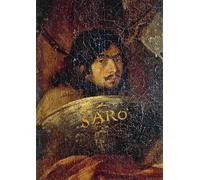 XcBAIHOUD Dipinti Famosi Tela Parete Stampe Su Canvas Autorretrato del pintor Detalle de la batalla entre cristianos y turcos de Salvator Rosa per L'arredamento del Soggiorno 60x90cm