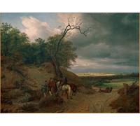 XcBAIHOUD Dipinti Famosi Tela Parete Stampe Su Canvas Después de la tormenta de Fearnley per L'arredamento del Soggiorno 60x90cm