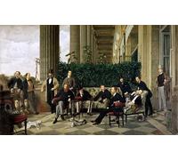 XcBAIHOUD Dipinti Famosi Tela Parete Stampe Su Canvas el Circulo de la Rue Royale Paris de Jacques per L'arredamento del Soggiorno 60x90cm
