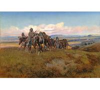 XcBAIHOUD Dipinti Famosi Tela Parete Stampe Su Canvas en el país de los enemigos de Charles Russell per L'arredamento del Soggiorno 60x90cm