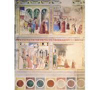 XcBAIHOUD Dipinti Famosi Tela Parete Stampe Su Canvas Episodios de la vida de San Agustín de Benozzo Di Lese Di Sandro Gozzoli per L'arredamento del Soggiorno 60x90cm