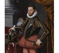 XcBAIHOUD Dipinti Famosi Tela Parete Stampe Su Canvas Ernest D'autriche Archiduc Du Saint Empire Portrait of Archduke Ernest by Sánchez Coello per L'arredamento del Soggiorno 60x90cm