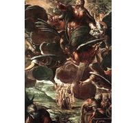 XcBAIHOUD Dipinti Famosi Tela Parete Stampe Su Canvas la Ascensión de Jacopo Robusti Tintoretto per L'arredamento del Soggiorno 60x90cm