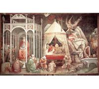 XcBAIHOUD Dipinti Famosi Tela Parete Stampe Su Canvas la Cruz Agnolo Gaddi per L'arredamento del Soggiorno 60x90cm