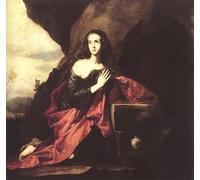 XcBAIHOUD Dipinti Famosi Tela Parete Stampe Su Canvas María Magdalena en el desierto de Jusepe De Ribera per L'arredamento del Soggiorno 60x90cm