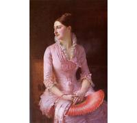 XcBAIHOUD Dipinti Famosi Tela Parete Stampe Su Canvas Retrato de Anne-marie Dagnan Gustave Claude Etienne Courtois per L'arredamento del Soggiorno 60x90cm