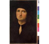 XcBAIHOUD Dipinti Famosi Tela Parete Stampe Su Canvas Retrato De Jeune Homme de Pietro Perugino per L'arredamento del Soggiorno 60x90cm