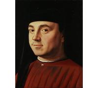 XcBAIHOUD Dipinti Famosi Tela Parete Stampe Su Canvas Retrato de un hombre de Antonello Da Messina per L'arredamento del Soggiorno 60x90cm