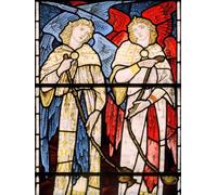 XcBAIHOUD Famoso Immagini Moderni Quadri Tele Stampe Ángeles incensarios de Edward Burne Jones per la Decorazione Domestica dell'ufficio 60x90cm