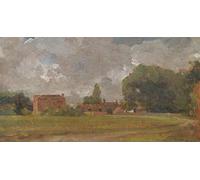 XcBAIHOUD Famoso Immagini Moderni Quadri Tele Stampe Casa de Golding Constable East Bergholt, el lugar de nacimiento del artista por John Constable per la Decorazione Domestica dell'ufficio 60x90cm