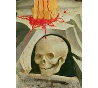 XcBAIHOUD Famoso Immagini Moderni Quadri Tele Stampe Crucifixión y Santos Detalle de la Calavera al pie de la Cruz Óleo sobre Madera de Fra Angelico per la Decorazione Domestica dell'ufficio 60x90cm