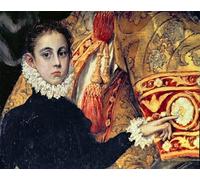 XcBAIHOUD Famoso Immagini Moderni Quadri Tele Stampe El entierro de Oforgaz de una leyenda de niño de El Greco per la Decorazione Domestica dell'ufficio 60x90cm