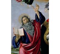 XcBAIHOUD Famoso Immagini Moderni Quadri Tele Stampe el Evangelista de la Coronación de la Virgen Retablo de San Marcos Tempera de Sandro Botticelli per la Decorazione Domestica dell'ufficio 60x90cm