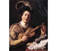 XcBAIHOUD Famoso Immagini Moderni Quadri Tele Stampe el violinista jan lievens per la Decorazione Domestica dell'ufficio 60x90cm
