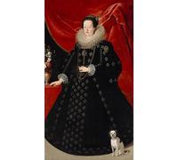 XcBAIHOUD Famoso Immagini Moderni Quadri Tele Stampe Emperatriz Eleonora Gonzaga con vestido negro de Justus Sustermans per la Decorazione Domestica dell'ufficio 60x90cm