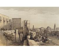 XcBAIHOUD Famoso Immagini Moderni Quadri Tele Stampe Entrada a la Ciudadela de Jerusalén por David Roberts per la Decorazione Domestica dell'ufficio 60x90cm