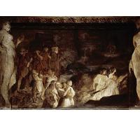 XcBAIHOUD Famoso Immagini Moderni Quadri Tele Stampe Episodio de Jason's Life the Fake Funerals of Jason de Annibale Carracci per la Decorazione Domestica dell'ufficio 60x90cm