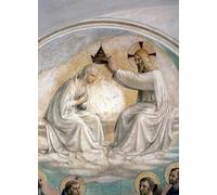 XcBAIHOUD Famoso Immagini Moderni Quadri Tele Stampe La Coronación de la Virgen por Fra Angelico per la Decorazione Domestica dell'ufficio 60x90cm