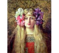 XcBAIHOUD Famoso Immagini Moderni Quadri Tele Stampe la mujer rubia de Lêon Comerre per la Decorazione Domestica dell'ufficio 60x90cm