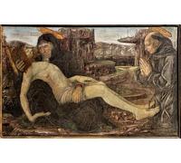 XcBAIHOUD Famoso Immagini Moderni Quadri Tele Stampe Lamentación con el Cliente Mostrado por Francesco Del Cossa per la Decorazione Domestica dell'ufficio 60x90cm