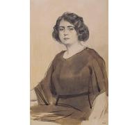 XcBAIHOUD Famoso Immagini Moderni Quadri Tele Stampe Retrato de Júlia Peraire por Ramon Casas Y Carbó per la Decorazione Domestica dell'ufficio 60x90cm