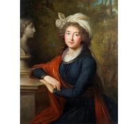 XcBAIHOUD Famoso Immagini Moderni Quadri Tele Stampe Retrato de la princesa Elzbieta Izabela Lubomirska por Louise Elisabeth Vigée Le Brun per la Decorazione Domestica dell'ufficio 60x90cm