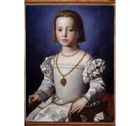XcBAIHOUD Famoso Immagini Moderni Quadri Tele Stampe Retrato de Maria De'medici por Agnolo Di Cosimo Bronzino per la Decorazione Domestica dell'ufficio 60x90cm