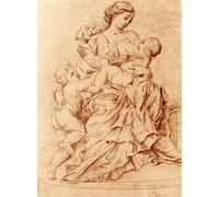 XcBAIHOUD Famoso Poster Stampa Poster Arte Muraria Cáritas de Gian Lorenzo Bernini per la Decorazione Domestica dell'ufficio 60x90cm