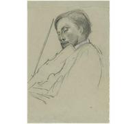 XcBAIHOUD Famoso Poster Stampa Poster Arte Muraria El violinista Pierre Cécile Puvis De Chavannes per la Decorazione Domestica dell'ufficio 60x90cm