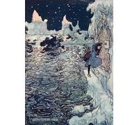XcBAIHOUD Famoso Poster Stampa Poster Arte Muraria la hermanita buena se cortó su propio dedo diminuto y lo colocó en la cerradura de Arthur Rackham per la Decorazione Domestica dell'ufficio 60x90cm