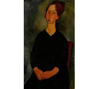 XcBAIHOUD Famoso Poster Stampa Poster Arte Muraria La pequeña sirvienta de Amedeo Modigliani per la Decorazione Domestica dell'ufficio 60x90cm