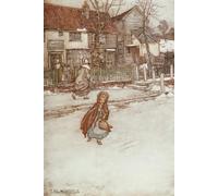 XcBAIHOUD Famoso Poster Stampa Poster Arte Muraria Pasteles de Año Nuevo por Arthur Rackham per la Decorazione Domestica dell'ufficio 60x90cm