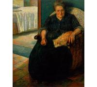 XcBAIHOUD Famoso Poster Stampa Poster Arte Muraria Signora Virginia de Umberto Boccioni per la Decorazione Domestica dell'ufficio 60x90cm
