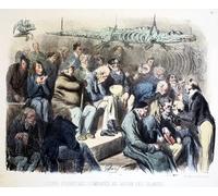 XcBAIHOUD Famoso Quadri Murale Artistiche Tela Curso de Anatomía Comparada con el Jardín de las Plantas de Gustave Dore per la Decorazione Domestica dell'ufficio 60x90cm