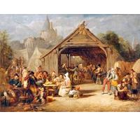 XcBAIHOUD Famoso Quadri Murale Artistiche Tela Feria de Fougères de Frederick Goodall per la Decorazione Domestica dell'ufficio 60x90cm