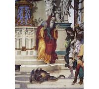 XcBAIHOUD Famoso Quadri Murale Artistiche Tela Historias de San Juan de Filippino Lippi per la Decorazione Domestica dell'ufficio 60x90cm