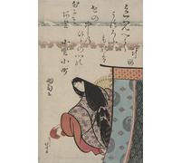 XcBAIHOUD Famoso Quadri Murale Artistiche Tela Ono No Komachi de la serie Retratos de seis poetas de Katsushika Hokusai per la Decorazione Domestica dell'ufficio 60x90cm