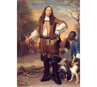 XcBAIHOUD Famoso Quadri Murale Artistiche Tela Retrato de Johan De La Faille por Johannes Verkolje per la Decorazione Domestica dell'ufficio 60x90cm