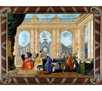 XcBAIHOUD Immagini Moderni Este es el Hundevieh que trajo una miseria tan indescriptible a nuestro país y es aborrecido por Theodor Heine per la Decorazione Domestica dell'ufficio 60x90cm