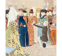 XcBAIHOUD Poster Stampa Juana dereconoce al rey Carlos VII escondido entre sus cortesanas en Chinon por Louis Maurice Boutet De Monvel per la Decorazione Domestica dell'ufficio 60x90cm