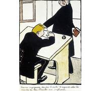 XcBAIHOUD Poster Stampa Te casarás conmigo diez veces el verbo Veo volar las moscas en lugar de escuchar a mi maestro de Felix Edouard Vallotton per la Decorazione Domestica dell'ufficio 60x90cm