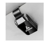 XCBGYRE Porta Occhiali da Sole per Auto,per MitsubishiEclipse Cross Galante Zinger Samurai Clip per Parasole, Supporto per Occhiali Sole in Auto con Morsetto Antiscivolo,A