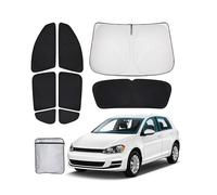 XCBYT Parasole Auto Parabrezza Finestrini Laterali per VW Golf 7 2015-2021, Parabrezza Posteriore Tendine Parasole, Camping, Protezione Della Privacy, Protezione UV