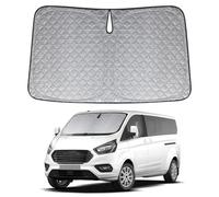 XCBYT Parasole Auto Parabrezza Interno Compatibile con Ford Transit Custom 2021-2024, Rinforzato Parasole Auto, Pieghevole per Parabrezza, Riflettente e Protezione UV