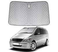 XCBYT Parasole Auto Parabrezza Interno Compatibile con Merce des Vito 2014-2024, Rinforzato Parasole Auto, Pieghevole per Parabrezza, Riflettente e Protezione UV