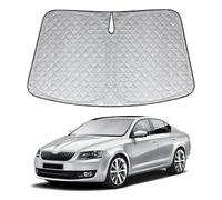 XCBYT Parasole Auto Parabrezza Interno Compatibile con Skoda Octavia 2018-2024, Rinforzato Parasole Auto, Pieghevole per Parabrezza, Riflettente e Protezione UV