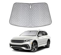 XCBYT Parasole Auto Parabrezza Interno Compatibile con VW T i g u a n II Allspace 2017-2024, Rinforzato Parasole Auto, Pieghevole per Parabrezza, Riflettente e Protezione UV