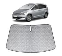XCBYT Parasole Auto Parabrezza Interno Compatibile con VW T o u r a n 2016-2024, Rinforzato Parasole Auto, Pieghevole per Parabrezza, Riflettente e Protezione UV